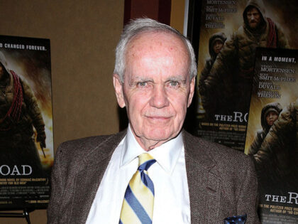 NEW YORK - NOVEMBER 16: Writer Cormac McCarthy attends the premiere of "The Road&qu