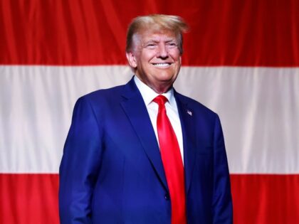 COLUMBUS, GEORGIA - JUNE 10: Former U.S. President Donald Trump arrives to deliver remarks to the Georgia state GOP convention at the Columbus Convention and Trade Center on June 10, 2023 in Columbus, Georgia. On Friday, former President Trump was indicted by a federal grand jury on 37 felony counts …