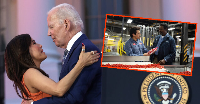Joe Biden Praises Eva Longoria's Debunked Flamin' Hot Cheetos Movie as 'Exactly What the Hispanic American Community Embodies'