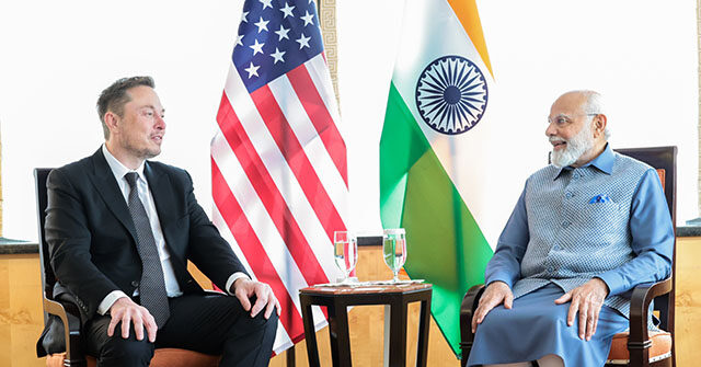Modi Meets with U.S. Intellectuals and Business Leaders, Including ‘Fan’ Elon Musk
