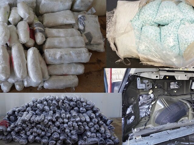 CBP officers in Nogales seized more than 670K fentanyl pills in two shipments. (U.S. Custo