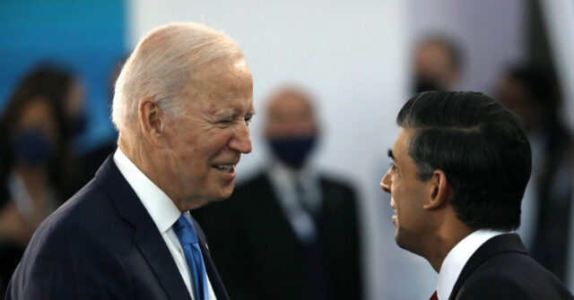 Sunak Not Going to Even Discuss U.S.-UK Trade Deal with Biden