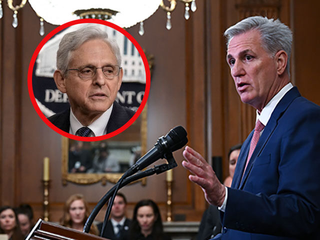 Speaker of the House Kevin McCarthy (R-CA) speaks during a press conference following the