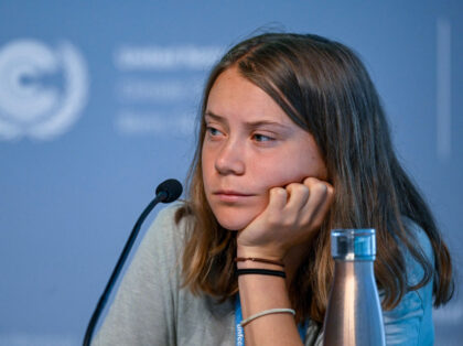 BONN, GERMANY - JUNE 13: Swedish climate activist Greta Thunberg takes part in a press con