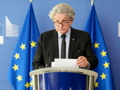 BRUSSELS, BELGIUM - JUNE 15: European Commissioner for Internal Market Thierry Breton is t