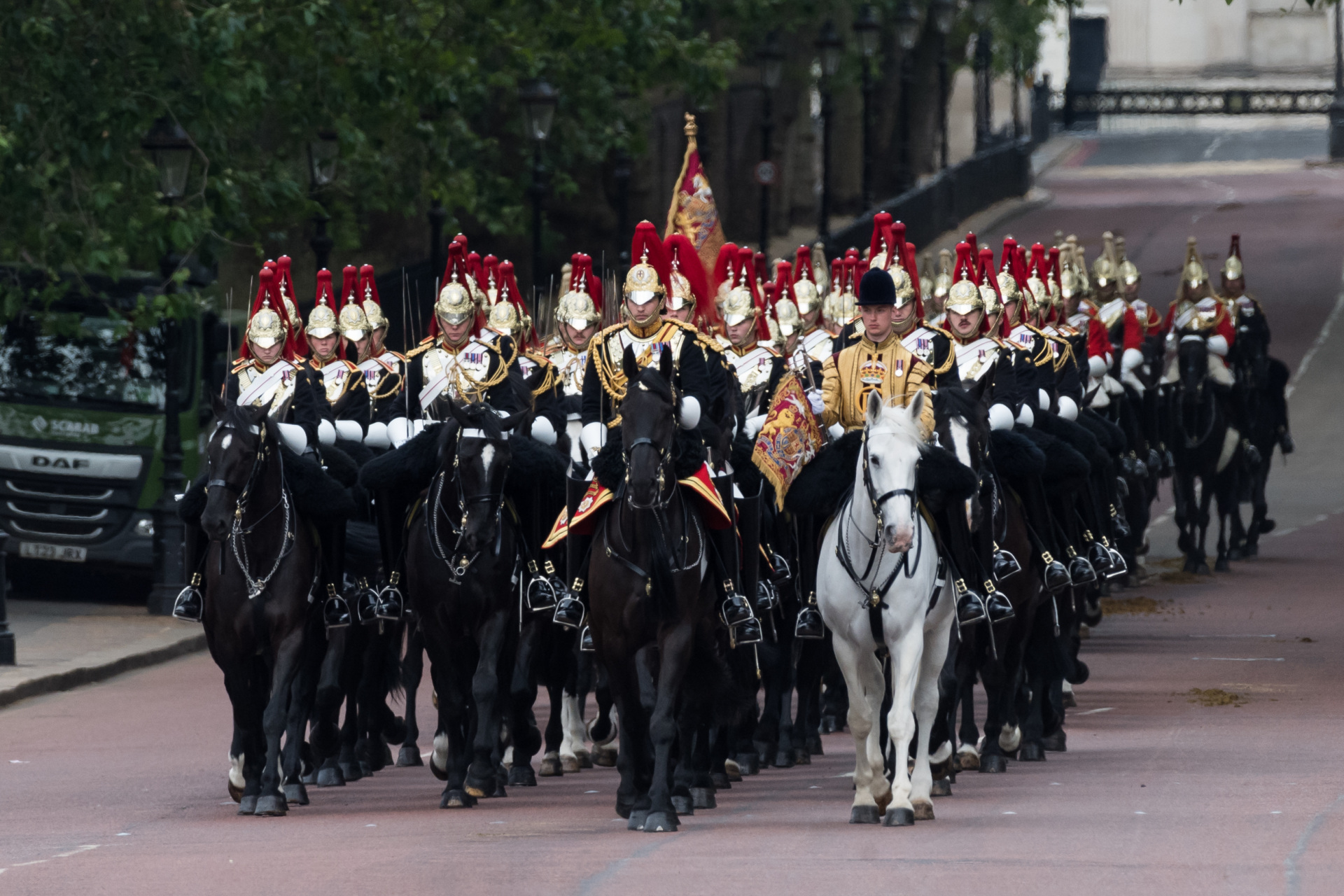 PHOTOS King Charles III On Horseback Takes The Salute At His First PHOTOS King Charles III On Horseback Takes The Salute At His First