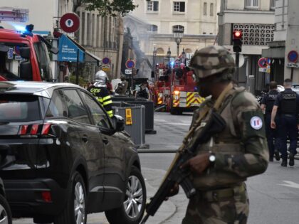 PARIS, FRANCE - JUNE 21: Police take security measures as firefighters arrive in the area after the massive explosion in Paris, France on June 21, 2023. At least seven people were seriously injured in a massive explosion that rocked central Paris on Wednesday evening, local media reported. (Photo by Firas …