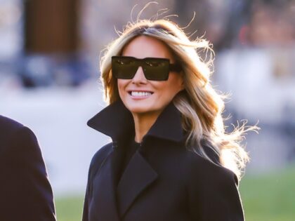 WASHINGTON, DC - DECEMBER 23: President Donald Trump and first lady Melania Trump walk on the south lawn of the White House on December 23, 2020 in Washington, DC. The Trumps are headed to Mar-a-Lago for the holidays with a government shutdown possible on Monday December 28. (Photo by Tasos …