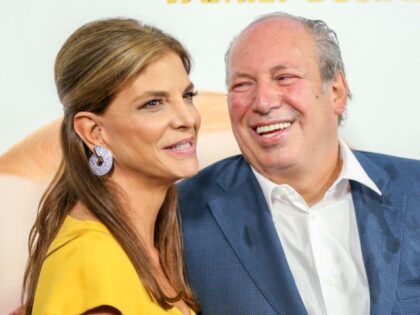 Dina De Luca and Hans Zimmer attend "The Boss Baby: Family Business" World Premiere at SVA Theater on June 22, 2021 in New York City. (Photo by Monica Schipper/Getty Images)