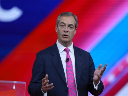 ORLANDO, FLORIDA - FEBRUARY 25: Nigel Farage speaks during the Conservative Political Action Conference (CPAC) at The Rosen Shingle Creek on February 25, 2022 in Orlando, Florida. CPAC, which began in 1974, is an annual political conference attended by conservative activists and elected officials. (Photo by Joe Raedle/Getty Images)
