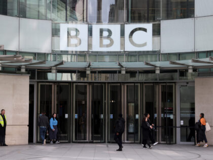 LONDON, ENGLAND - APRIL 28: A General view of BBC Broadcasting House on April 28, 2023 in London, England. A report published today found that BBC Chairman Richard Sharp, who was appointed in February 2021, failed to disclose conflicts of interest while being interviewed for his role. (Photo by Neil …