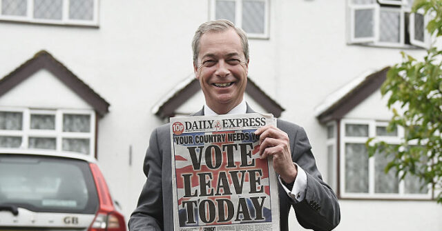 Farage: Establishment Never Accepted Brexit So They Sabotaged It