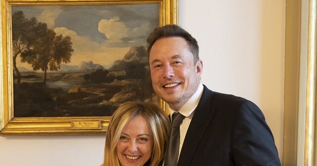 NextImg:Italian PM Giorgia Meloni Bonds with Elon Musk over Low Birthrates