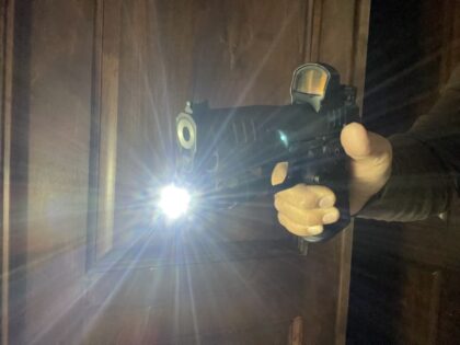 Handgun light for home defense