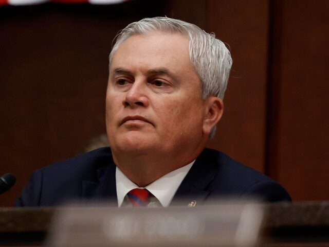 WASHINGTON, DC - JUNE 07: House Oversight and Accountability Committee Chairman James Comer (R-KY) listens during a joint committee hearing with the House Committee on Oversight and Accountability and House Committee on House Administration at the U.S. Capitol Building on June 07, 2023 in Washington, DC. The joint hearing was …
