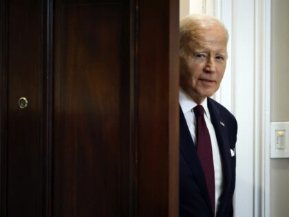 WASHINGTON, DC - JUNE 29: U.S. President Joe Biden walks into the Roosevelt Room to deliver a statement about the Supreme Court’s decision on affirmative action in higher education at the White House on June 29, 2023 in Washington, DC. In deciding Students for Fair Admissions v. Harvard and Students …