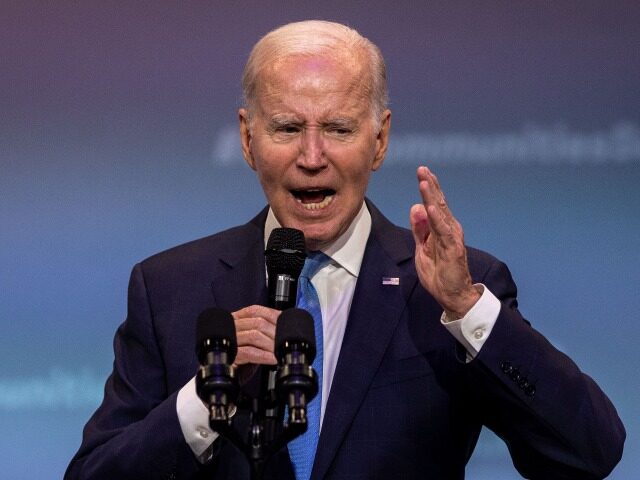 WEST HARTFORD, CONNECTICUT - JUNE 16: U.S. President Joe Biden speaks during the National