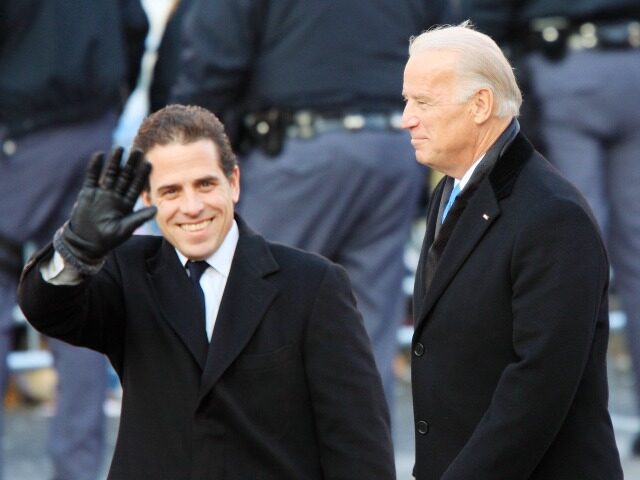 WASHINGTON, D.C. - JANUARY 20: Vice-President Joe Biden and sons Hunter Biden (L) and Beau