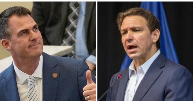 NextImg:Oklahoma Gov. Kevin Stitt Endorses Ron DeSantis for President 