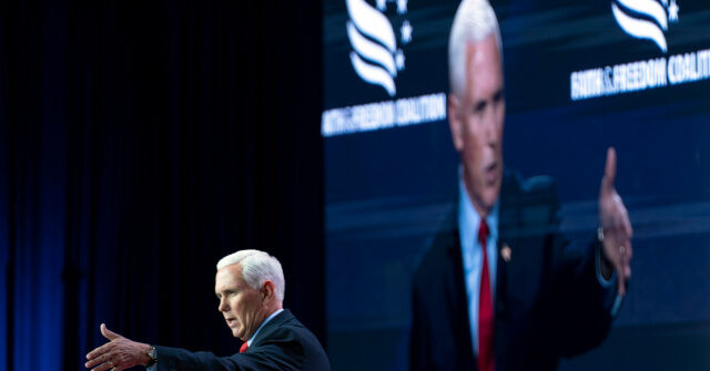 Mike Pence Challenges Primary Field to Back Abortion Ban at 15 Weeks