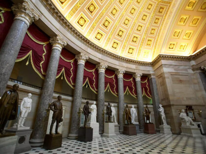 National Statuary Hall, United States Capitol, Washington DC - stock photo
