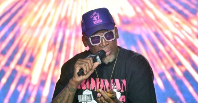 VIDEO: Dennis Rodman Turns Out For Houston Pride Parade In Green Skirt ...