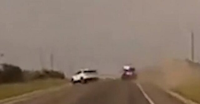 Watch: Suspected Migrant Smuggler Leads Texas Cops on 115 MPH Pursuit Near Border