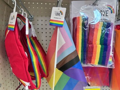 Pride merchandise display, Walgreens Pharmacy, Queens, New York. (Photo by: Lindsey Nicholson/UCG/Universal Images Group via Getty Images)