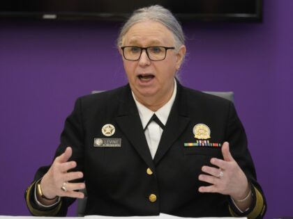 Department of Health and Human Services Assistant Secretary for Health, Admiral Rachel Levine speaks after having attended a roundtable on gender-affirming care and transgender health, Wednesday, June 29, 2022, in Miami. (Wilfredo Lee/AP)