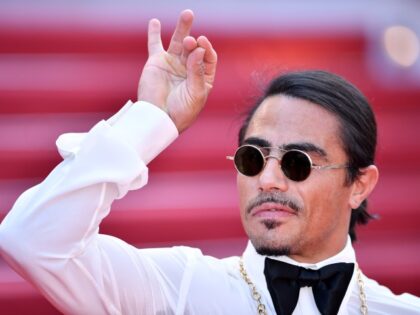 CANNES, FRANCE - MAY 23: Nusret Gokce, nicknamed Salt Bae arrives for the screening of the film 'Il traditore' (The Traitor) in competition at the 72nd annual Cannes Film Festival in Cannes, France on May 23, 2019. (Photo by Mustafa Yalcin/Anadolu Agency/Getty Images)