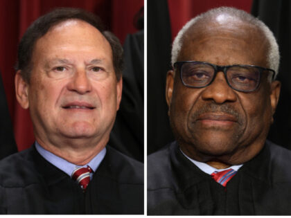 Supreme Court Justices Samuel Alito and Clarence Thomas (Alex Wong/Getty Images)