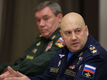 In this picture taken on November 3, 2021 Sergei Surovikin, commander of Russia's Aerospac