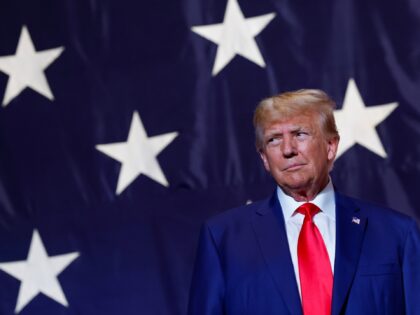 COLUMBUS, GEORGIA - JUNE 10: Former U.S. President Donald Trump arrives to deliver remarks