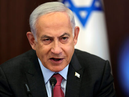 Israeli Prime Minister Benjamin Netanyahu attends a weekly cabinet meeting at the prime minister's office in Jerusalem on March 19, 2023. Netanyahu on Wednesday, March 29, rebuffed President Joe Biden's suggestion that the premier “walks away” from a contentious plan to overhaul the legal system, saying the country makes its …