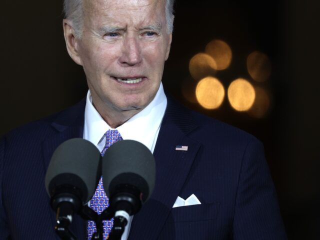 WASHINGTON, DC - JUNE 13: U.S. President Joe Biden speaks during a Juneteenth concert on t