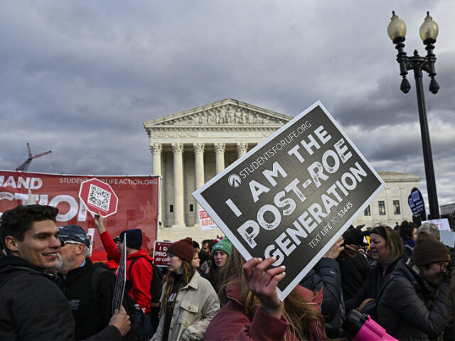 WASHINGTON D.C., UNITED STATES - JANUARY 20: Pro-life supporters march in Washington D.C., United States on January 20, 2023. (Photo by Celal Gunes/Anadolu Agency via Getty Images)