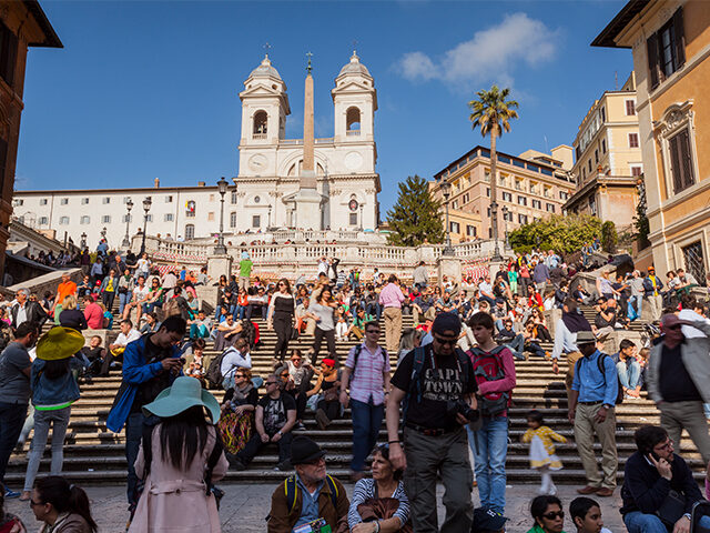 The Spanish Steps in Rome. (Getty Images)