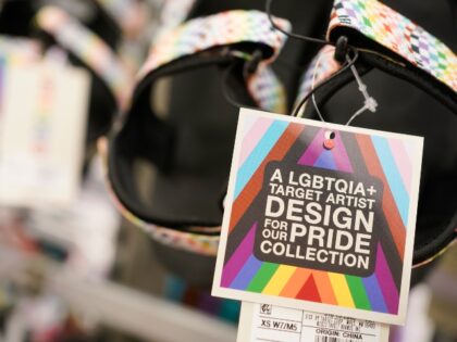 Pride month merchandise is displayed at the front of a Target store in Hackensack, N.J., Wednesday, May 24, 2023. Target is removing certain items from its stores and making other changes to its LGBTQ+ merchandise nationwide ahead of Pride month after an intense backlash from some customers including violent confrontations …