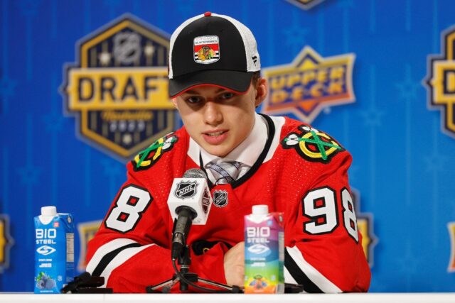Connor Bedard was selected by the Chicago Blackhawks with the first overall pick in the NH