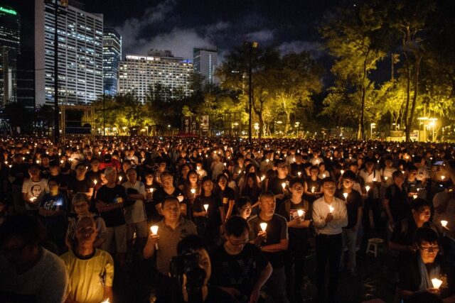 Hong Kong used to mourn the Tiananmen crackdown with a huge annual vigil, but commemoratio