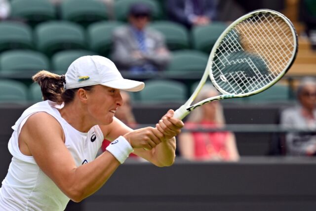 Iga Swiatek is yet to enjoy a deep run at Wimbledon