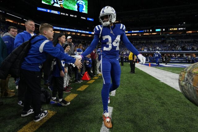 Isaiah Rodgers of the Indianapolis Colts is among four players suspended by the NFL for vi