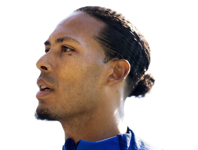 Netherlands' defender Virgil van Dijk (L) wants his country to lift the Nations League tro