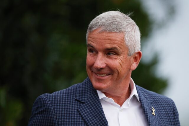PGA Tour chief Jay Monahan said he understands claims of hypocrisy after his circuit's stu