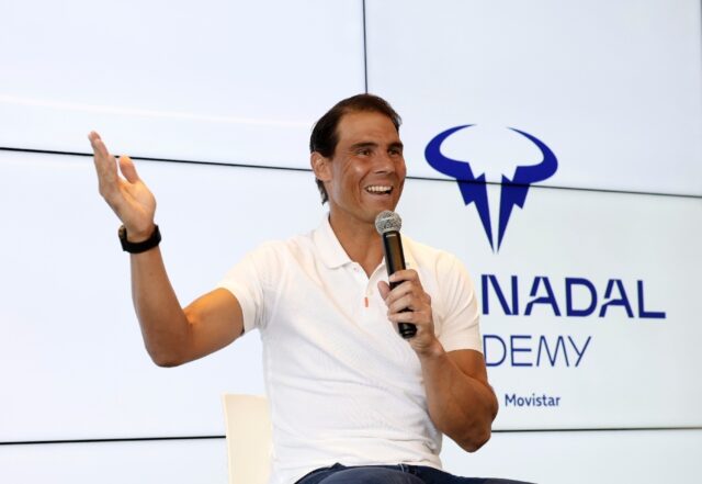 Spanish tennis player Rafael Nadal is often spotted at his academy in his hometown of Mana