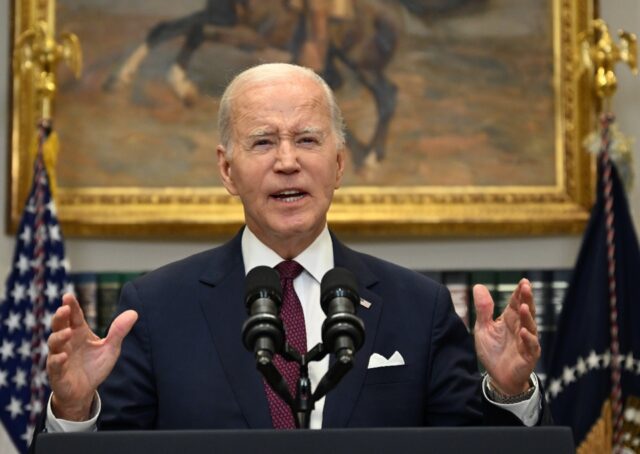 US President Joe Biden speaks about the US Supreme Court's decision on affirmative action