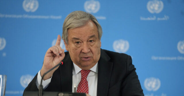 U.N. Chief Guterres: Global Warming Has Opened ‘the Gates of Hell’