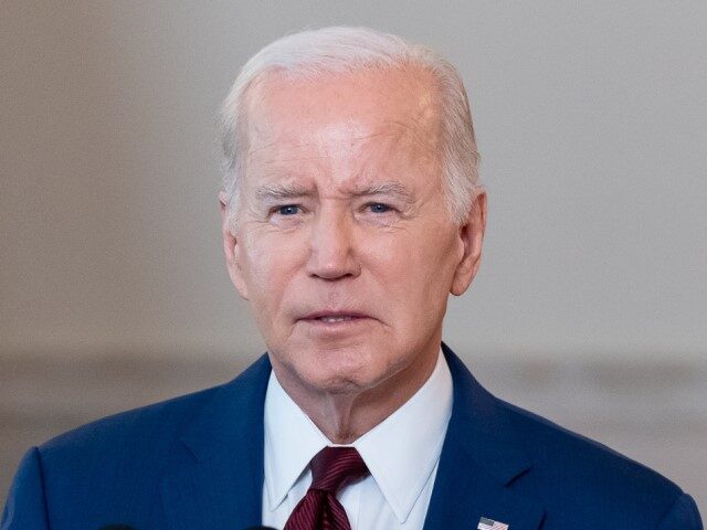 President Joe Biden, joined by First Lady Jill Biden, delivers remarks on the 1-year anniversary of the Robb Elementary School shooting in Uvalde, Texas, Wednesday, May 24, 2023, on the Grand Staircase of the White House. (Official White House Photo by Adam Schultz)