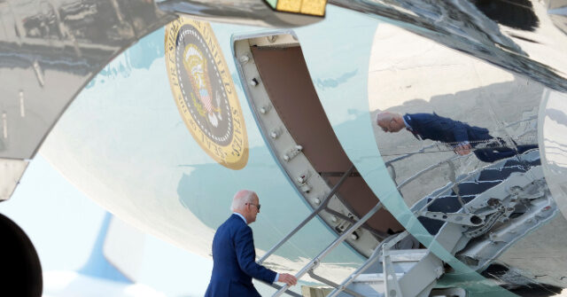 Report: Joe Biden Uses Shorter Air Force One Staircase to Hide Mobility ...