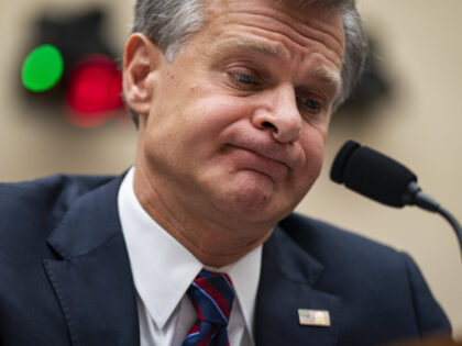 Christopher Wray, director of the Federal Bureau of Investigation (FBI), during a House Ju